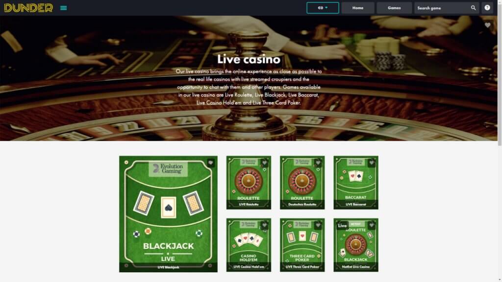 Dunder Casino: up to £100 Bonus, dunder paypal.
