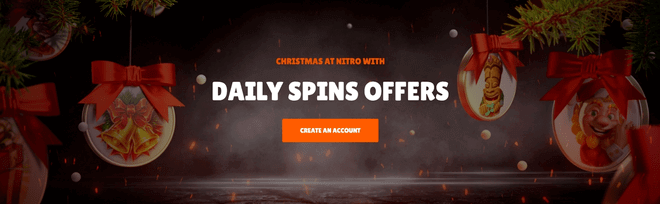 nitro casino daily free spins offers
